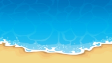 淘宝背景伪矢量夏季海报用沙滩背ps形状工具绘制