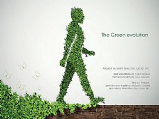 环保创意广告背景