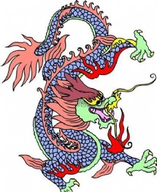龙纹吉祥图案中国传统图案0071