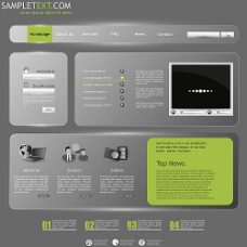 视频模板视频网站设计