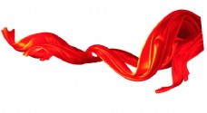 红色红丝带中国风矢量素材