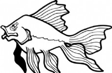 鱼水中动物矢量素材eps格式0030