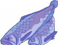 五彩小鱼 水生动物 矢量素材 EPS格式_0642