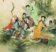 人物名画中国古典藏画0043