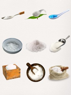 常见食用盐元素素材