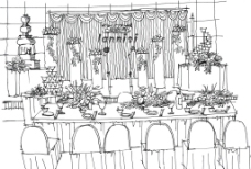 婚礼宴会厅手绘效果—兰尼斯图片