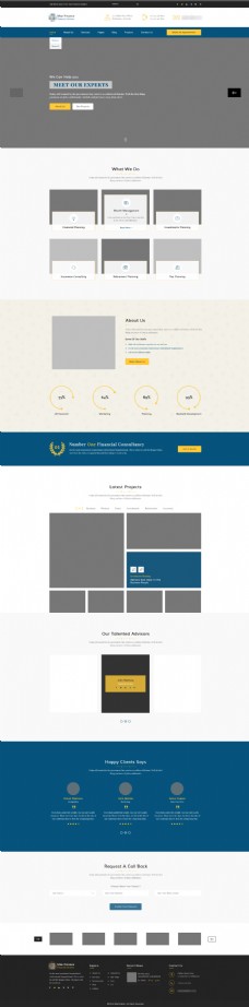 网页设计大气精美的企业商城购物网站首页模板设计