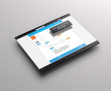 平板UI页面样机模板