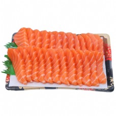 食物鲜美三文鱼刺身寿司料理美食产品实物