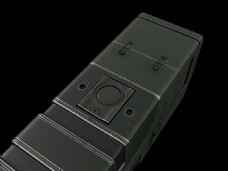 黑色小巧携带的科幻手电筒jpg
