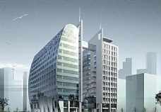 鼓山新区商贸中心建筑设计分层套图PSD0022