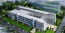 电子电工苏州国际教育园区南区电子工程楼鸟瞰图