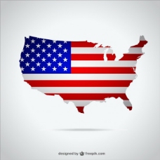 SPA插图美国地图插图