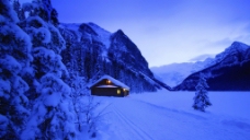 雪景小屋