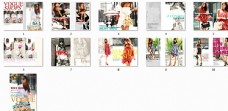 创意画册个性写真PSD模板街头风尚图片