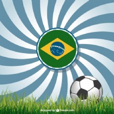 国足世界杯背景与巴西国旗