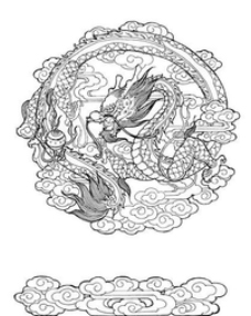 龙纹龙的图案传统图案
