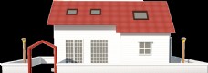 红房子红色卡通房子元素设计