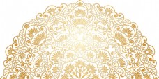 欧式花纹背景金色节日纹理图PNG元素