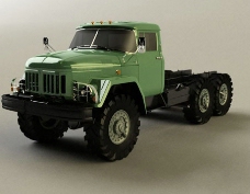 3D车模复古卡车3D模型