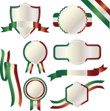 意大利国旗标签
