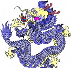 龙纹吉祥图案中国传统图案0056