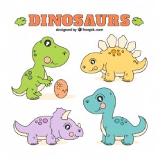 婴儿恐龙草图