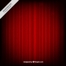 红色的窗帘背景
