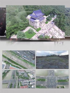 建筑素材4K航拍南京建筑宣传视频素材