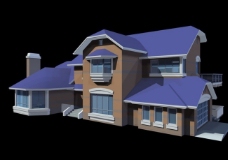 世界最好的100栋别墅MAX独栋多层别墅3D模型
