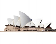 歌剧剧院悉尼歌剧院实景png元素