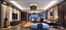 中式客厅设计图片