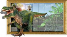 3D恐龙照片墙
