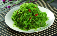 翡翠海藻传统菜系传统美食餐饮美图片