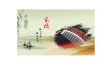 中国风 梳子 海报