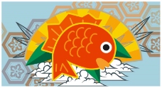 日本风情画鱼