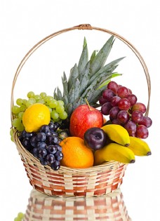 蔬菜饮食新鲜水果篮子摄影