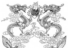 吉祥图纹龙纹图案吉祥图案中国传统图案344