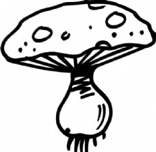 菌菇 香菇 矢量素材 EPS格式_0001