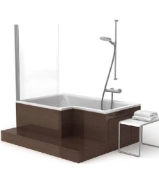 L型浴缸模型图片