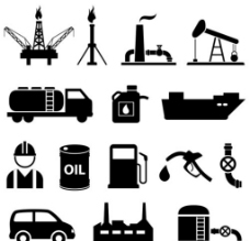 工业与制造能源化工石油制造行业等矢量素材图片