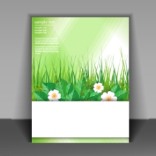 广告春天春季植物背景矢量图图片