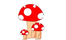 鼠绘红色蘑菇flash