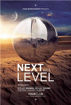 Next level 3创意海报素材下载