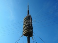电视塔, 塔, 广播发射塔, 技术, 巴塞罗那, 架构, 建设, 具有里程碑意义