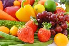 新鲜水果新鲜的蔬菜水果