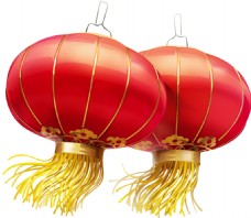 国庆节中国风喜庆红色灯笼节日元素