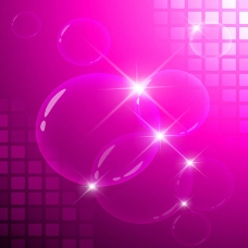 紫色星光气泡背景