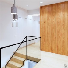 现代室内现代深色客厅褐色边扶手室内装修效果图