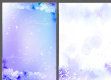 紫色梦幻展板图片